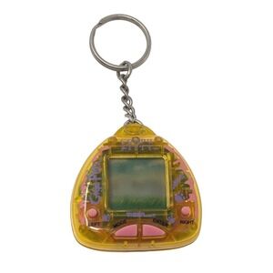 Tiger Electronics Giga Pets Compu Kitty 1997 Virtual‎ Pet Keychain FOR PARTS